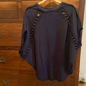 From it and crochet detail top